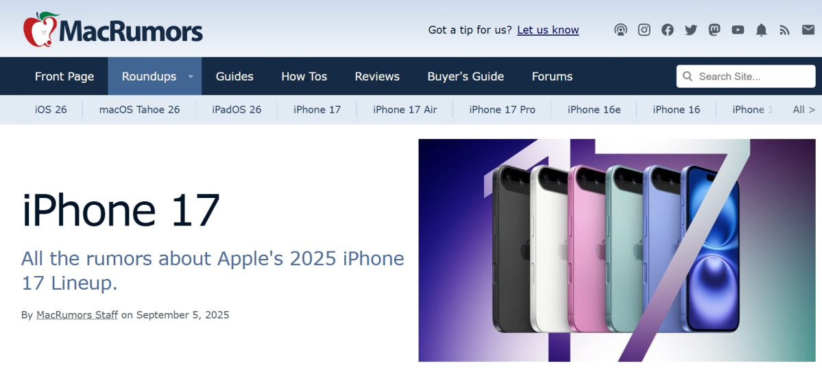 (출처=macrumors.com 캡처)