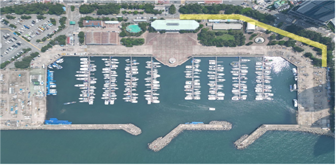 ▲색칠한 구역 ’25.9.15.자 부분 폐쇄 주차구역 (사진제공=부산시)