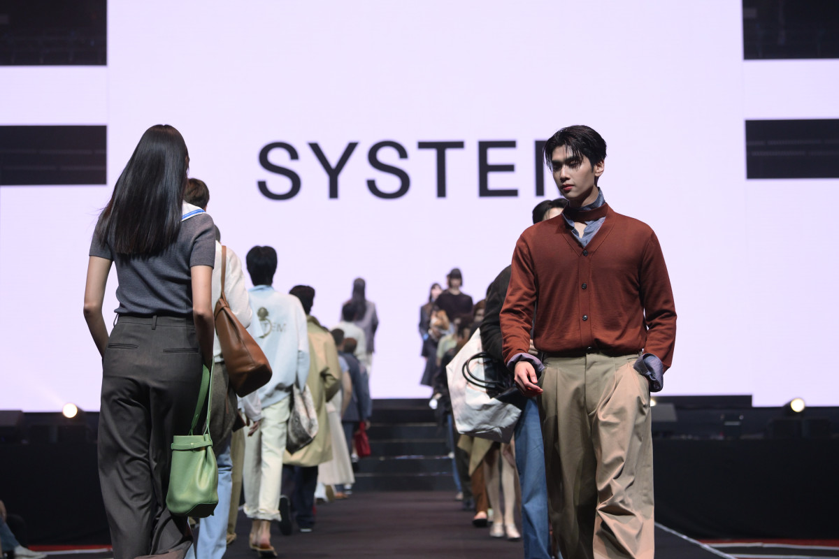 ▲7일 태국 현지에서 진행한 한섬 시스템·시스템옴므 패션쇼 진행 모습 (사진제공=한섬)