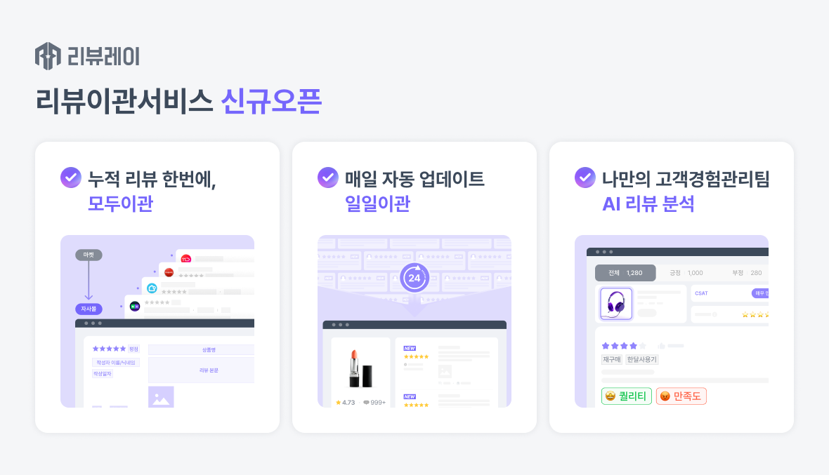 ▲리뷰레이 리뷰이관서비스 참고 이미지 (한국정보공학 제공)