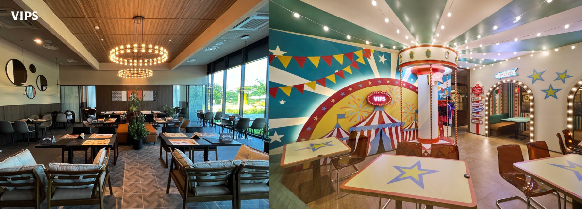 ▲빕스 대전현대아울렛점(왼)과 빕스 은평롯데점 내부가 보이고 있다. (사진제공=빕스)