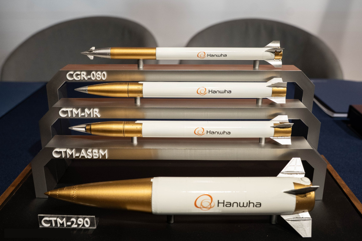 ▲향상된 GPS가 탑재될 천무 유도미사일. (한화에어로스페이스)