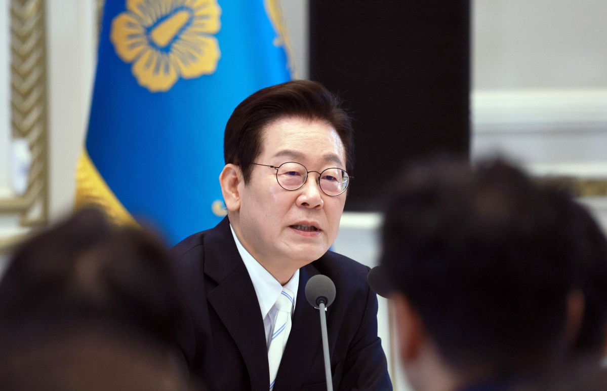 ▲이재명 대통령이 11일 청와대 영빈관에서 열린 취임 100일 기자회견 '회복을 위한 100일, 미래를 위한 성장'에서 취재진 질문에 답하고 있다. 2025.09.11.  (뉴시스)