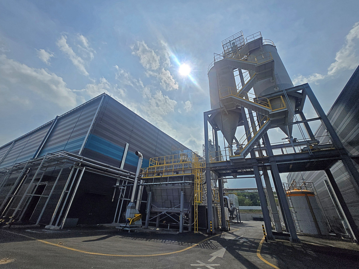 ▲충남 당진에 있는 엘디카본 당진 자원순환시설의 모습.  (사진제공=엘디카본)