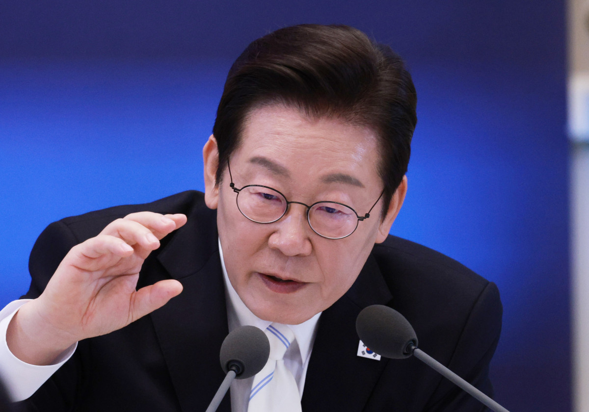 ▲이재명 대통령이 11일 청와대 영빈관에서 열린 취임 100일 기자회견 '회복을 위한 100일, 미래를 위한 성장'에서 발언하고 있다. (사진=뉴시스)