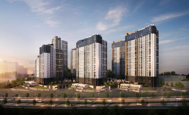 ▲'아산탕정 동일하이빌 파크레인'  투시도