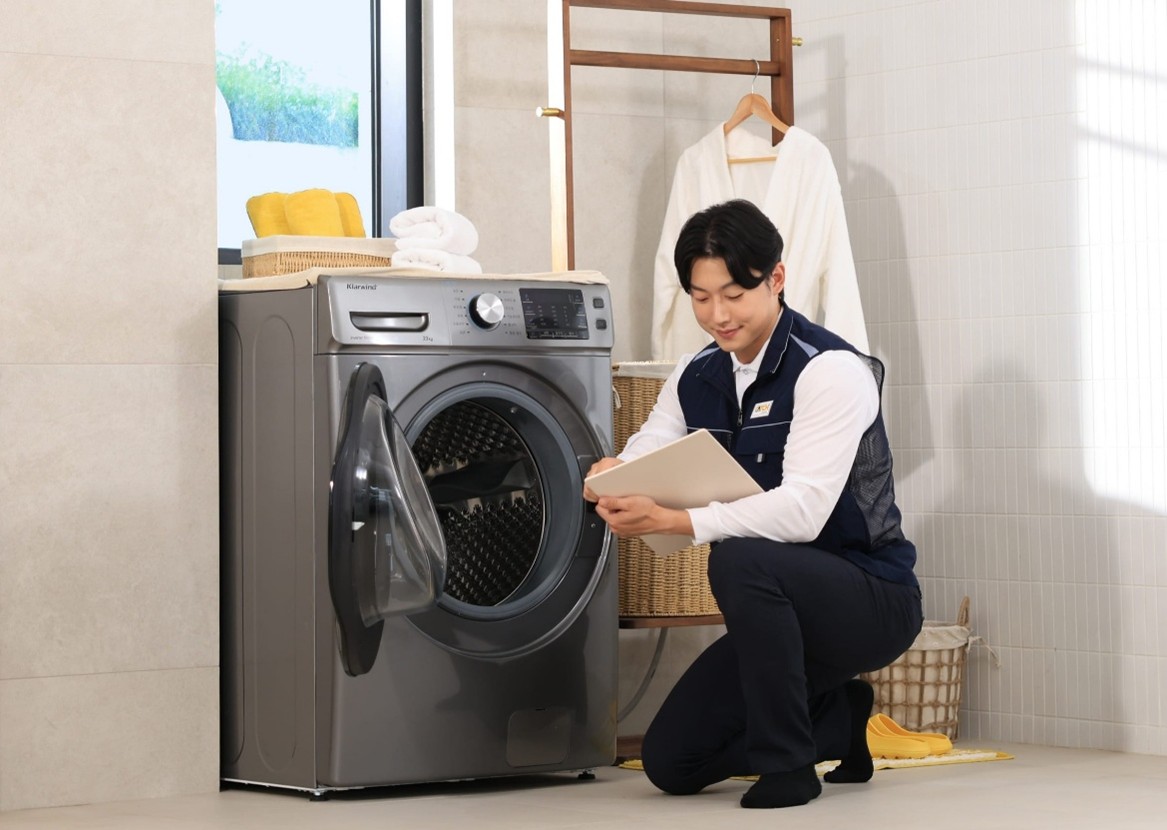 ▲오텍캐리어가 '캐치서비스 세탁기 세척 서비스'를 신규 론칭했다. (자료제공=오텍캐리어)