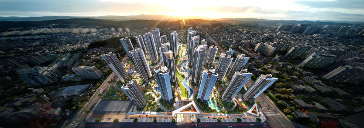 ▲대전 변동 A구역 재개발 정비사업 조감도. (사진제공=HDC현대산업개발)