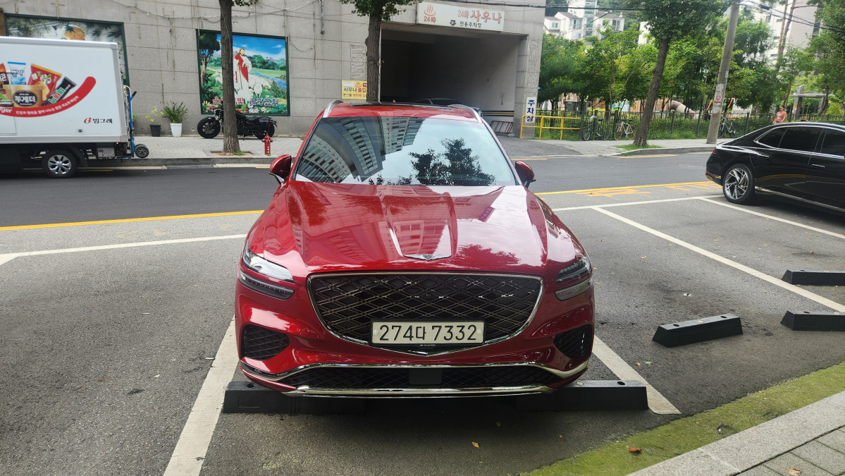 ▲제네시스 GV70. 김채빈 기자 chaebi@