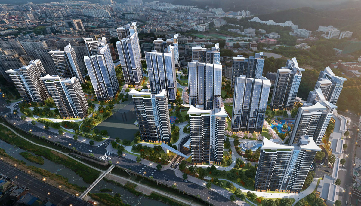 ▲ HDC현대산업개발 광주 학동4구역 재개발 사업 조감도. (사진제공=HDC현대산업개발)