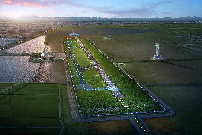 ▲전북 새만금 국제공항 조감도. (사진제공=전북도)