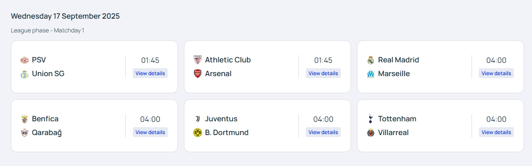(출처=챔피언스리그 홈페이지 캡처)