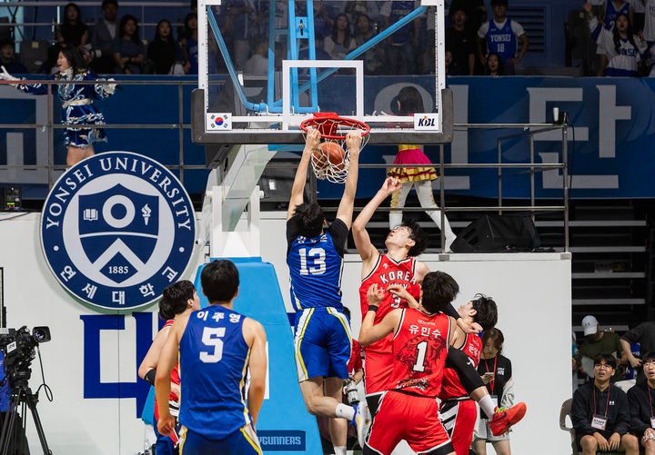 ▲지난해 연고전 농구 경기 현장.  (고려대)