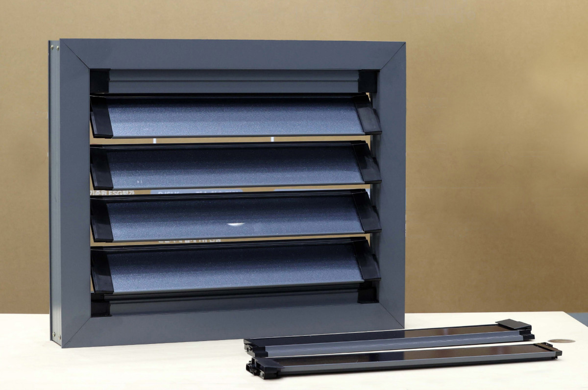 ▲KS 인증을 획득한 LX하우시스의 '솔라시스템 루버'. (사진= LX하우시스)