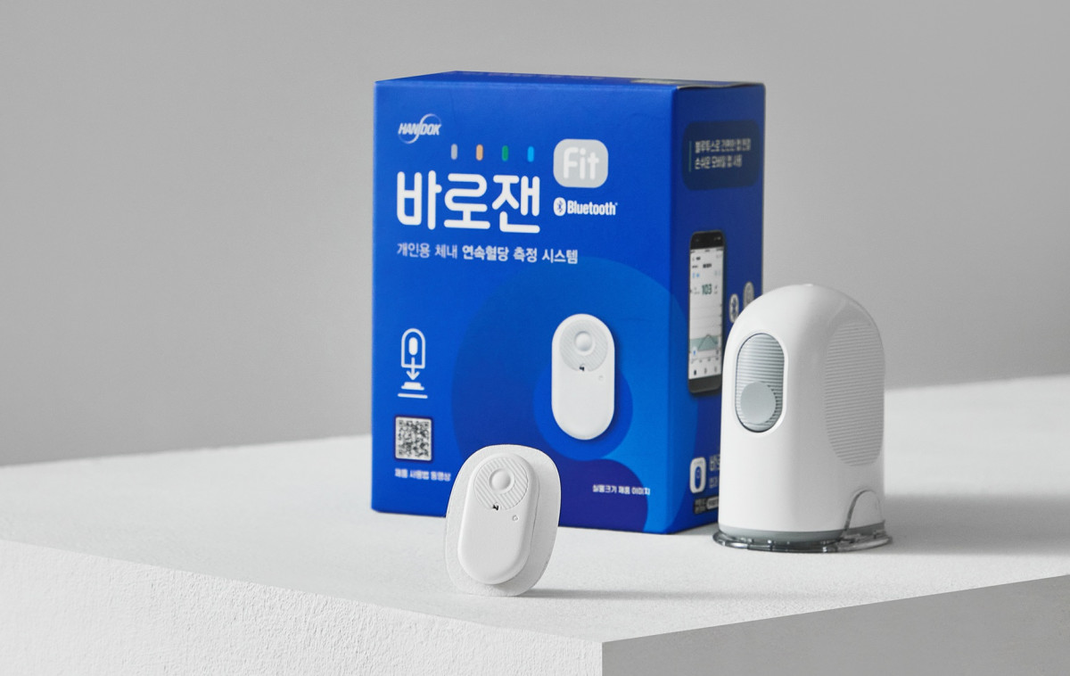 ▲연속혈당측정기 바로잰Fit. (사진제공=한독)