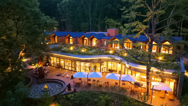 ▲노원구 '수락휴' 야경. (사진제공=노원구)