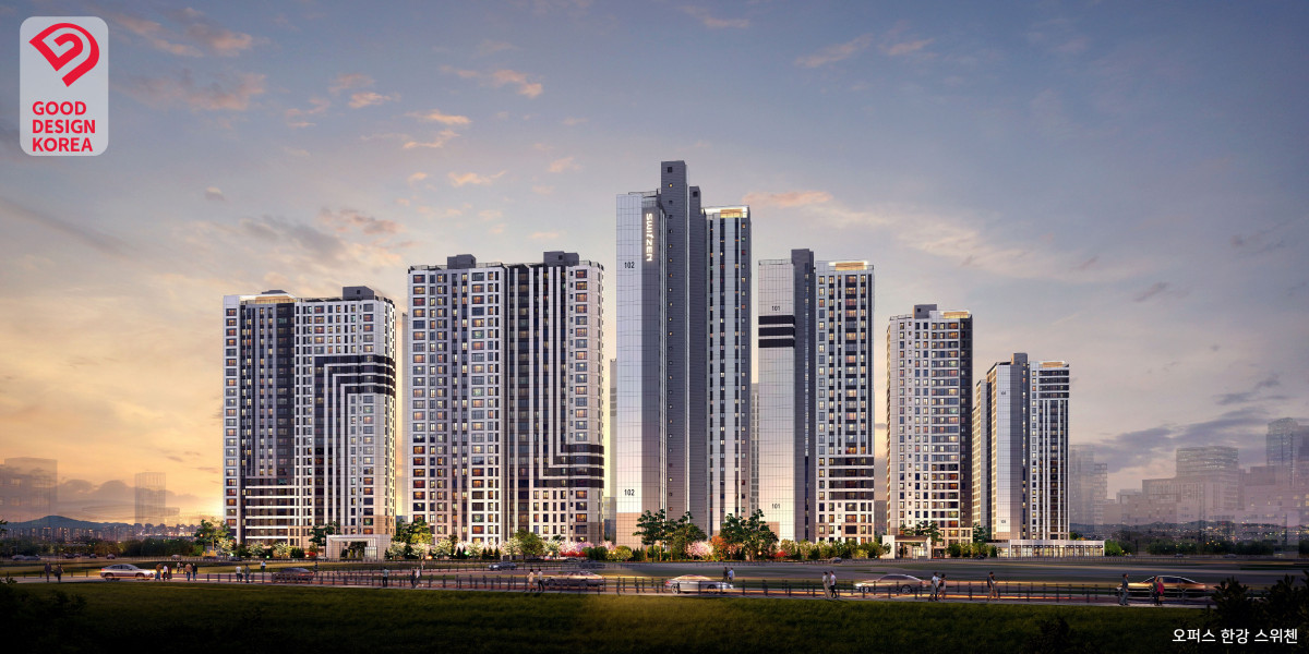 ▲KCC건설의 ‘오퍼스 한강 스위첸. 투시도  (사진제공=KCC건설)