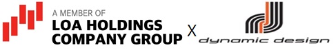 ▲로아홀딩스, 다이나믹디자인 CI.  (사진제공=로아홀딩스)