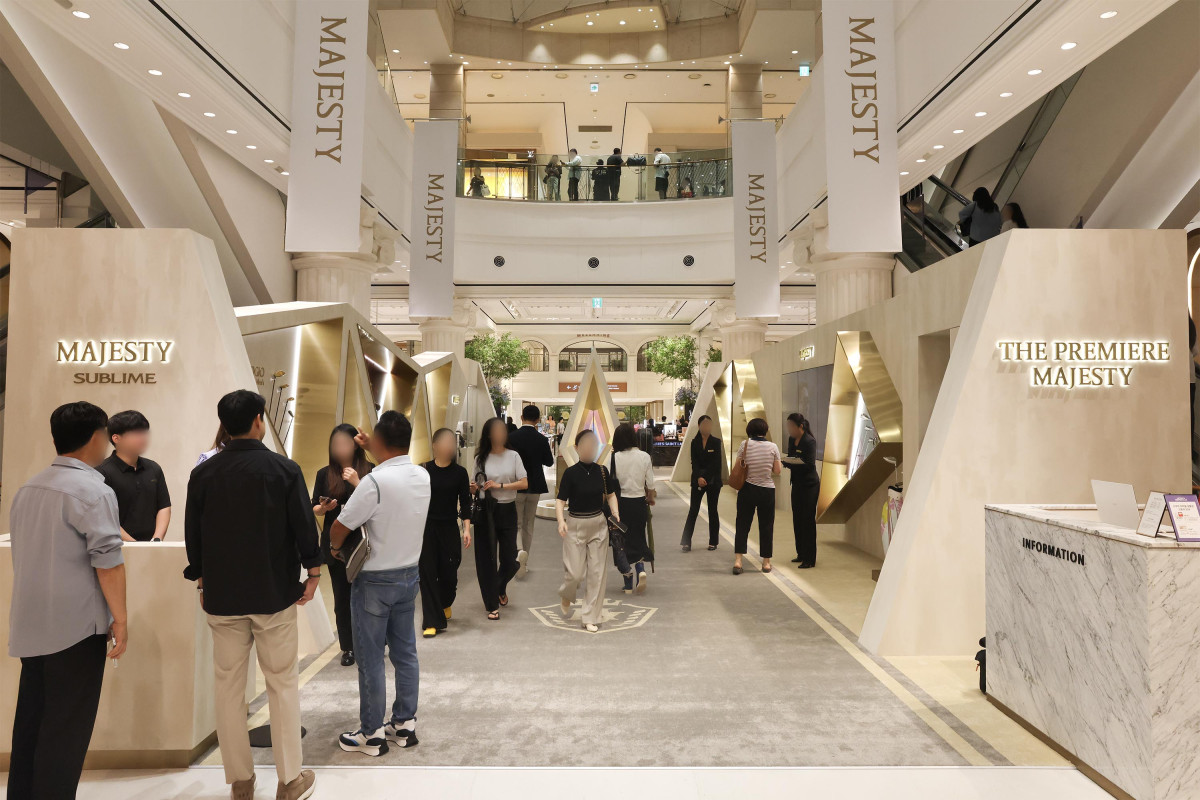 ▲신세계백화점 강남점 1층 더스테이지 마제스티 팝업 전경 (사진제공=신세계백화점)