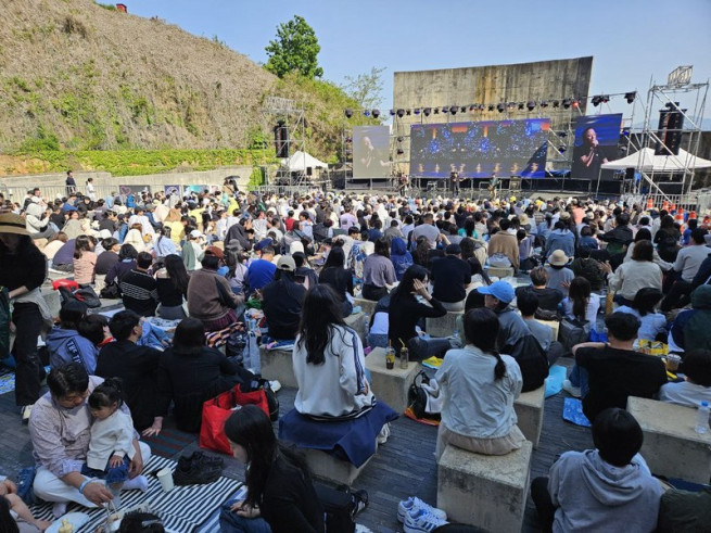 ▲올해 5월 문화비축기지에서 공연이 진행되는 모습. (사진제공=서울시)
