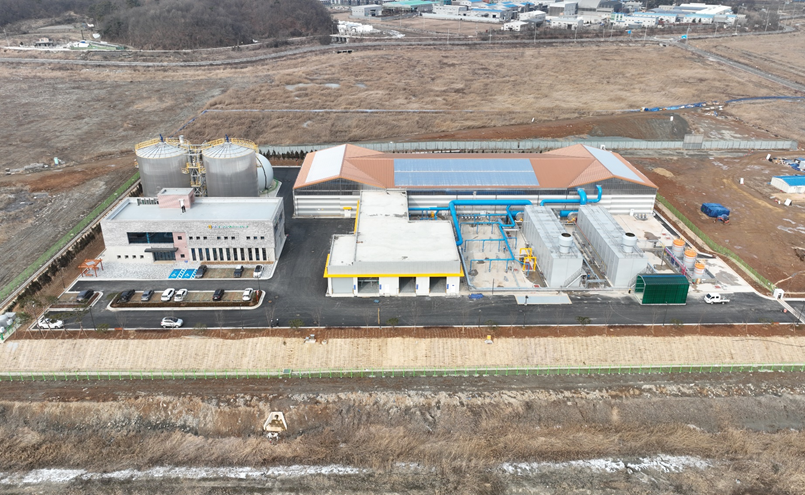 ▲수원축산농협이 준공한 가축분뇨공공처리시설 전경. (수원축산농협)