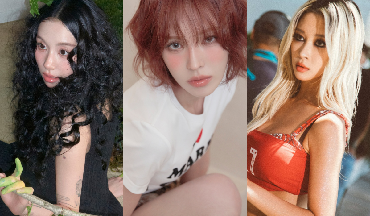 ▲트와이스 채영(왼쪽부터), 레드벨벳 웬디, 우주소녀 다영. (사진제공=JYP엔터테인먼트, 어센드, 스타쉽엔터테인먼트)