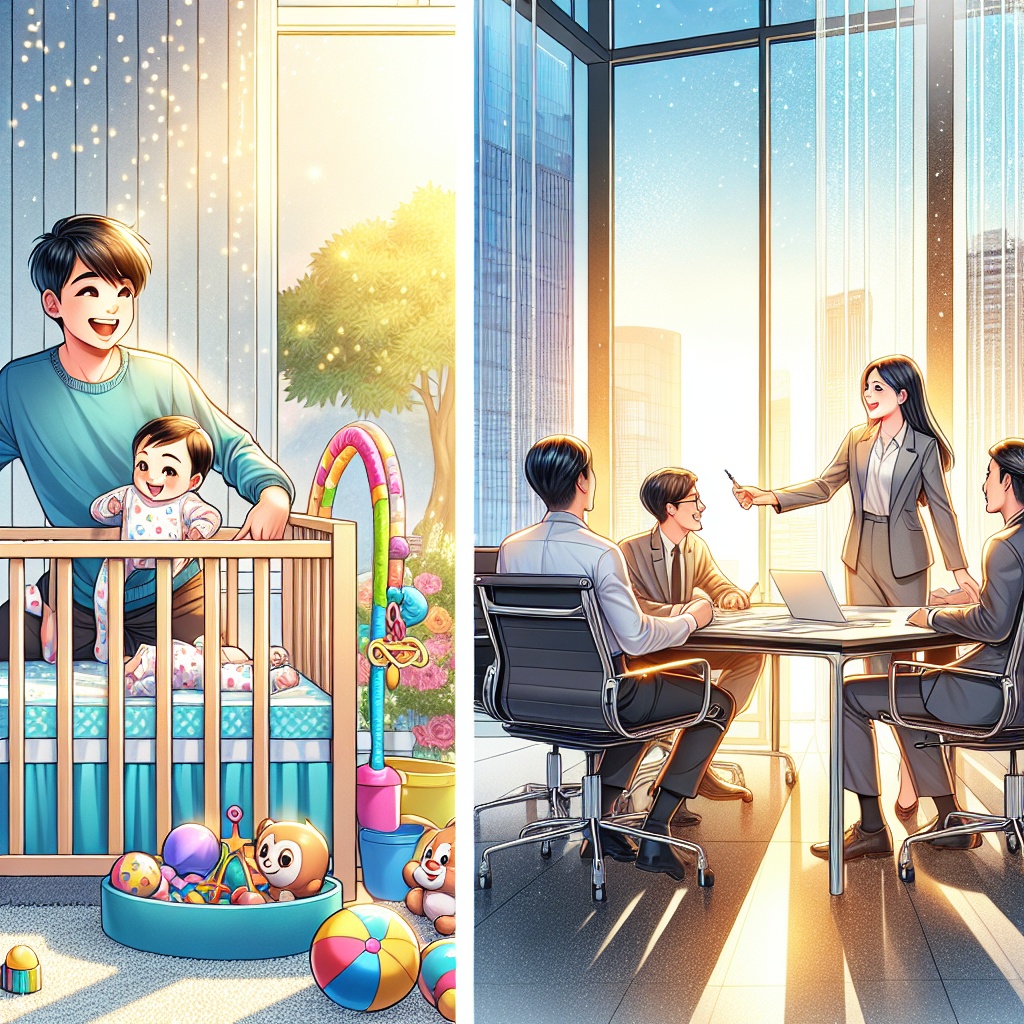 ▲일 가정 양립은 여성 리더 배출에 가장 중요한 요소로 여겨진다.  (일러스트= 오픈AI 달리)