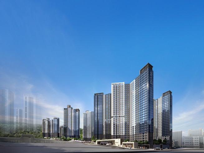 ▲'드파인 광안' 투시도. (사진제공=SK에코플랜트)