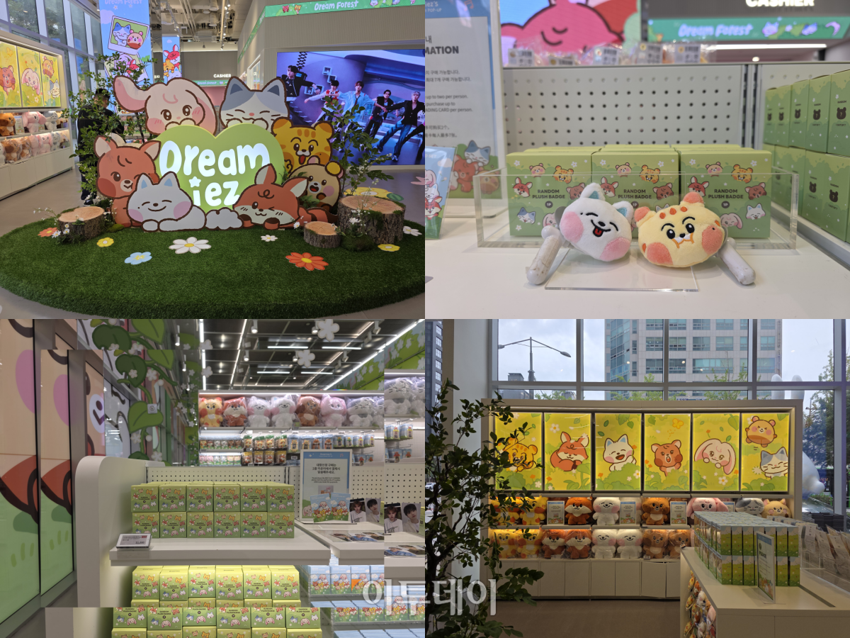 ▲19일 서울 마포구 케이팝스퀘어 홍대점에서 드리미즈 팝업이 열렸다. (장유진 기자 @yxxj)