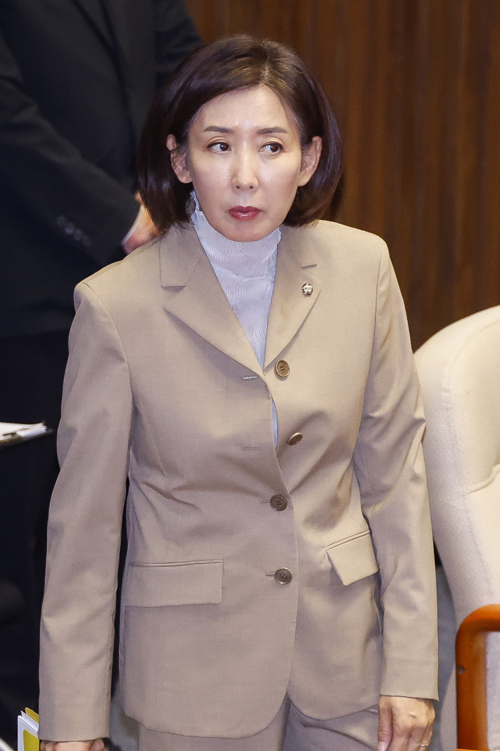 ▲나경원 국민의힘 의원이 16일 서울 여의도 국회 본회의에서 열린 외교·통일·안보 분야 대정부질문에 참석하고 있다. ( 조현호 기자 hyunho@)