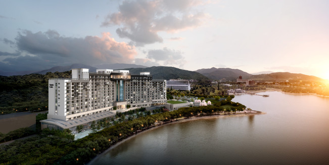 ▲소노캄 경주 정면 조감도. (사진제공=소노인터내셔널)