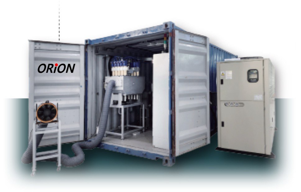 ▲현장형 실시간 비산먼지 처리 설비 이미지.(오리온이엔씨 제공)