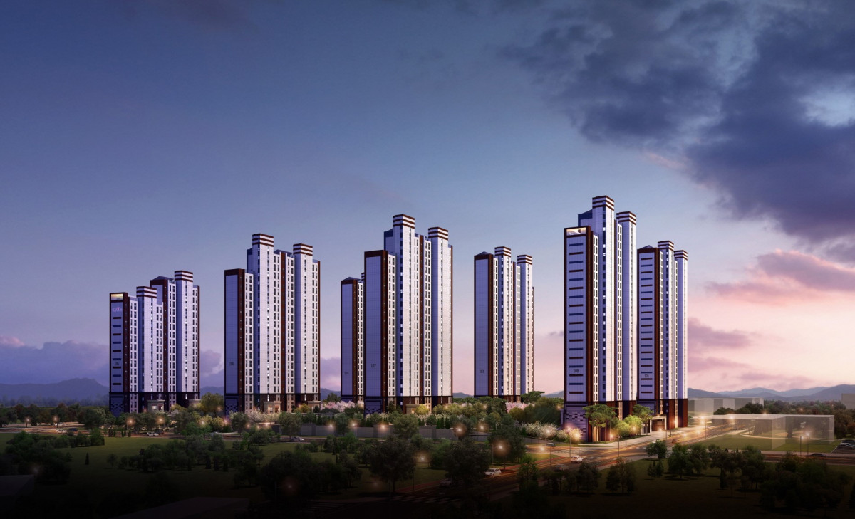 ▲’안성 아양 금성백조 예미지’ 투시도