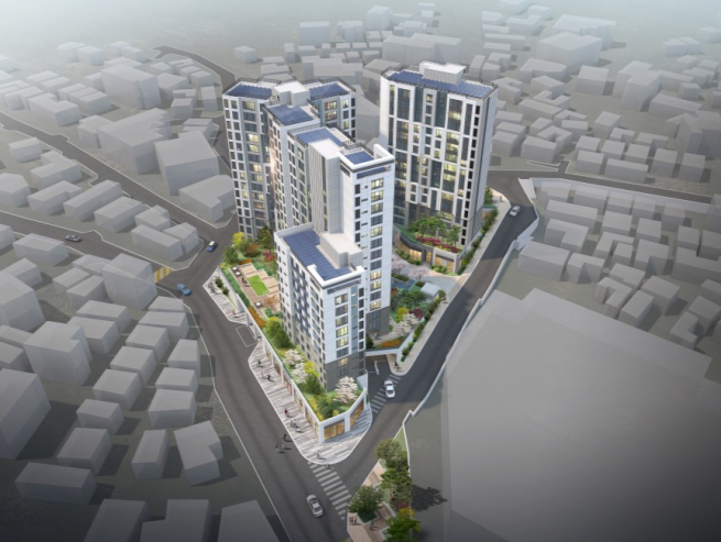 ▲강북구 미아동 833-2 일대 모아주택 조감도. (사진제공=서울시)