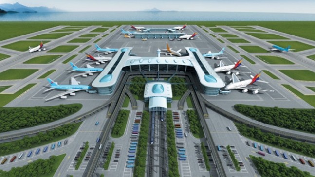 ▲전북 새만금국제공항 조감도. (사진제공=전북도)