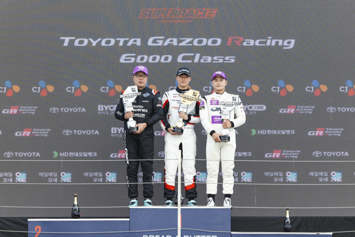 ▲금호타이어가 슈퍼레이스 7라운드 우승을 차지했다. (사진=금호타이어)