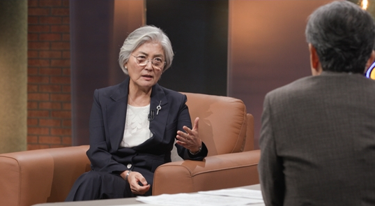 ▲'손석희의 질문들' 강경화 주미한국대사 내정자(사진제공=MBC)