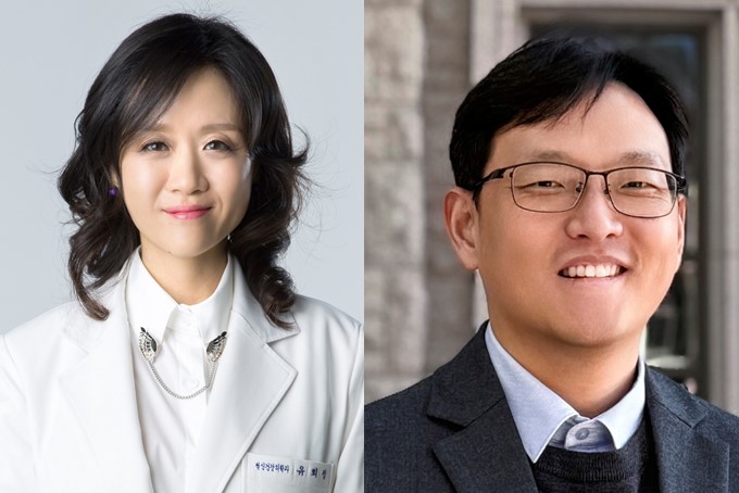 ▲유희정 분당서울대병원 정신건강의학과 교수(좌), 안준용 고려대 바이오시스템의과학부 교수(우) (분당서울대병원)