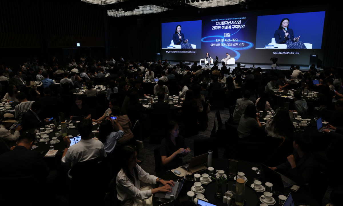 2026테크퀘스트, 릴리 리우 솔라나재단 회장 '디지털자산시장 발전방향' [포토]