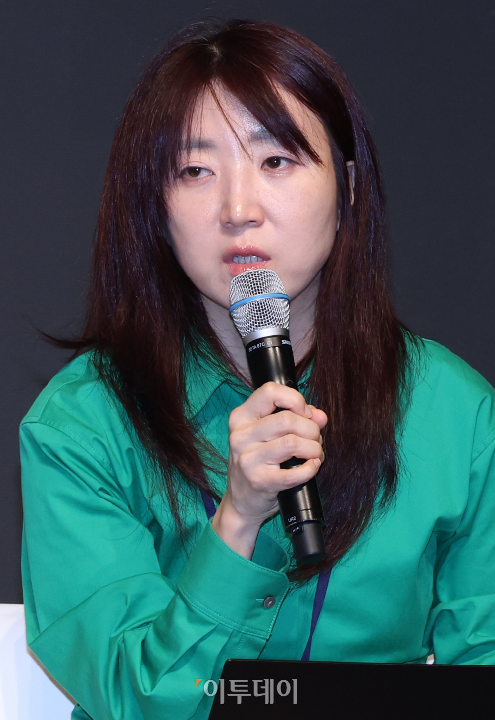 ▲24일 서울 서초구 JW메리어트 호텔 서울 그랜드볼룸에서 열린 이투데이 창간 15주년 테크퀘스트 및 넥스블록출범 기념 대토론 '디지털자산시장의 건강한 생태계 구축방안'에서 한서희 법무법인 바른 변호사가 디지털 자산 기본법에 대한 업계 기대감과 대응현황을 주제로 패널토론을 하고 있다.  고이란 기자 photoeran@