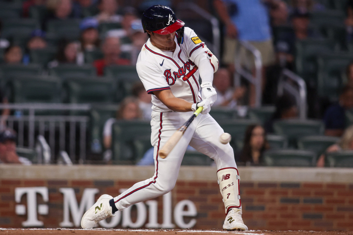 ▲애틀랜타 김하성의 스윙 (연합뉴스)