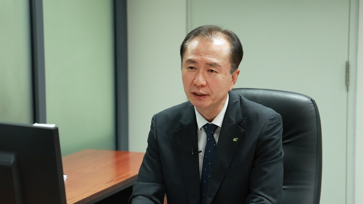 ▲전기찬 aT 수출식품이사가 11일 서울 aT센터에서 이투데이와 인터뷰를 하고 있다. (이투데이DB)