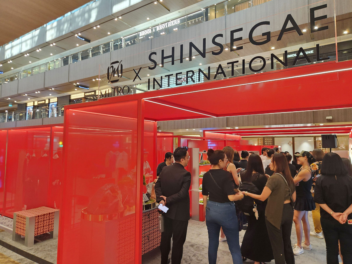 ▲신세계인터내셔날 싱가포르 글로벌 팝업 스토어. (사진제공=신세계인터내셔날)