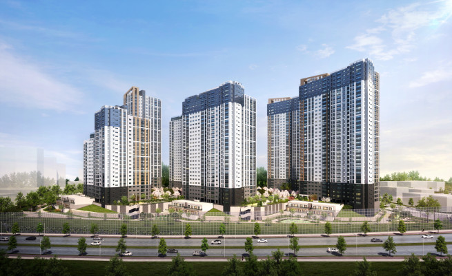 ▲아산탕정 '동일하이빌 파크레인' 투시도. (사진제공=더피알)