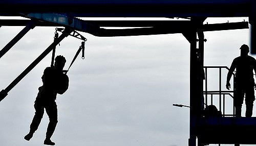 ▲러시아군 공수 훈련. (연합뉴스)