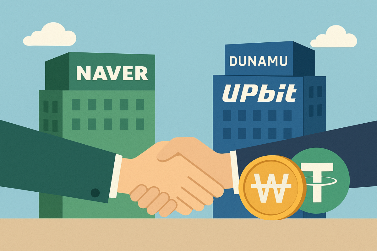 ▲네이버 두나무 (사진=챗GPT)