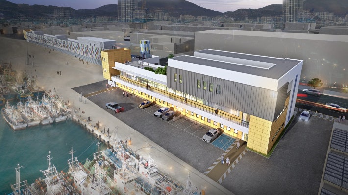 ▲자갈치아지매시장 조감도 (사진제공=부산시)