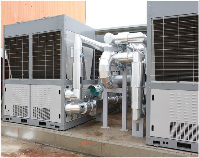 ▲대상이 시설원예 농가에 지원한 고효율 냉방시설 ‘지열·공기열 히트펌프’ (사진제공=농림축산식품부)