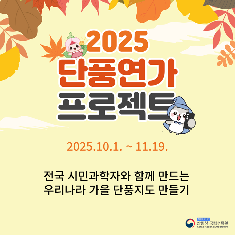 ▲단풍연가 프로젝트 홍보이미지.(산림청)