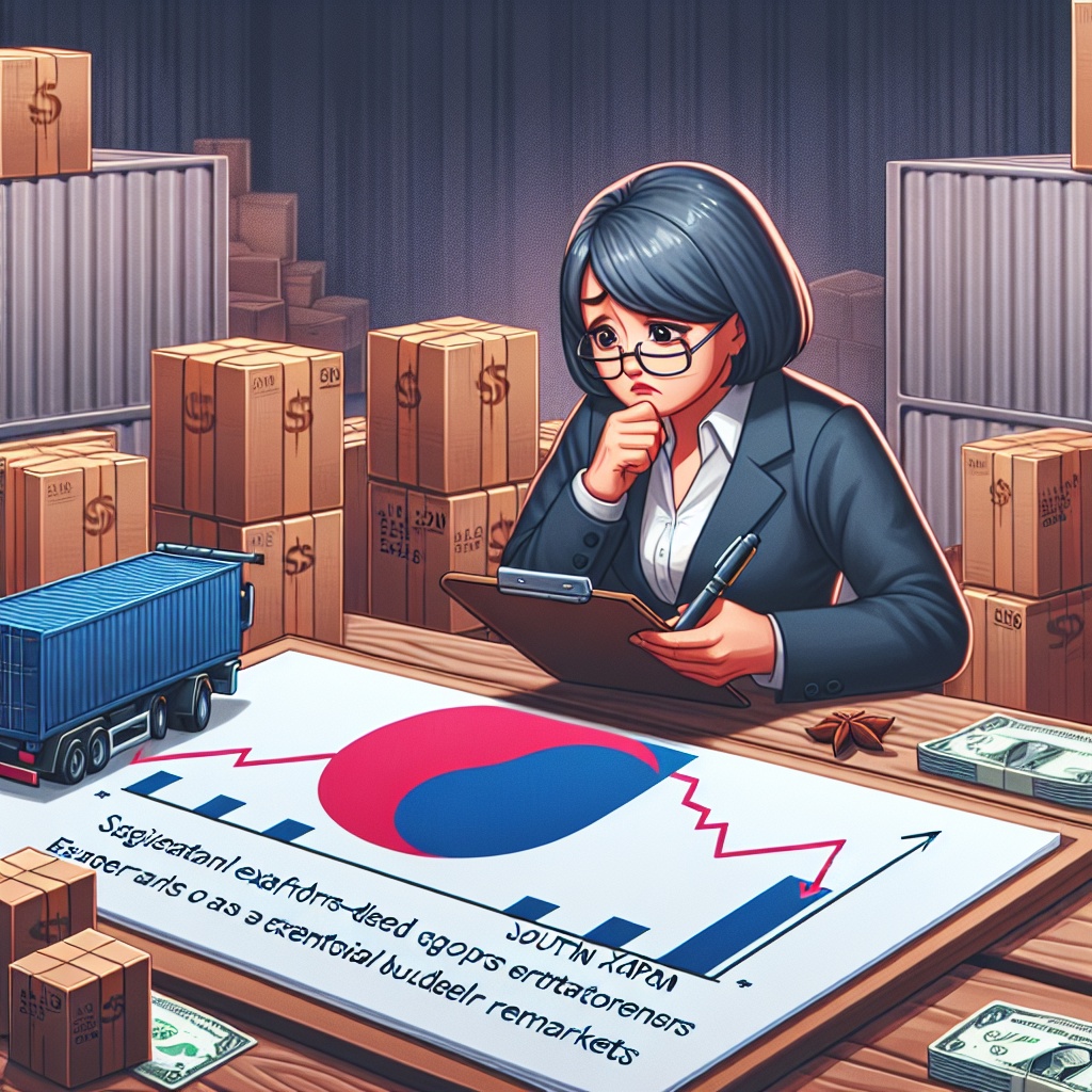 ▲한국의 중소형 수출업자에 대한 높은 관세가 미국에 미치는 영향을 묘사 한 그림 (김재학 기자·오픈AI 달리)